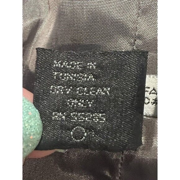 Express vintage Grey With Specks one button single button blazer junior 7/8 - Picture 8 of 8